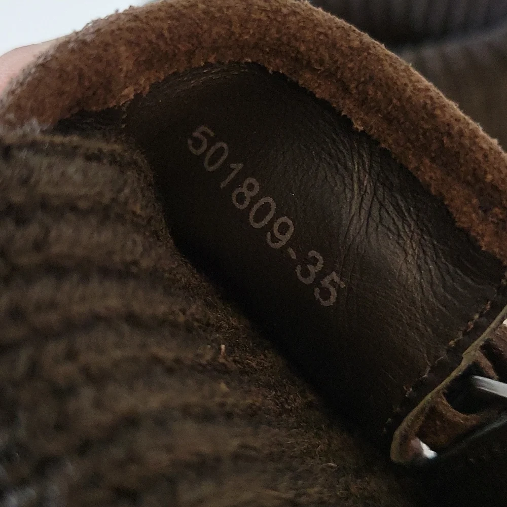 APEPAZZA Suede Ankle Sock Boot 35